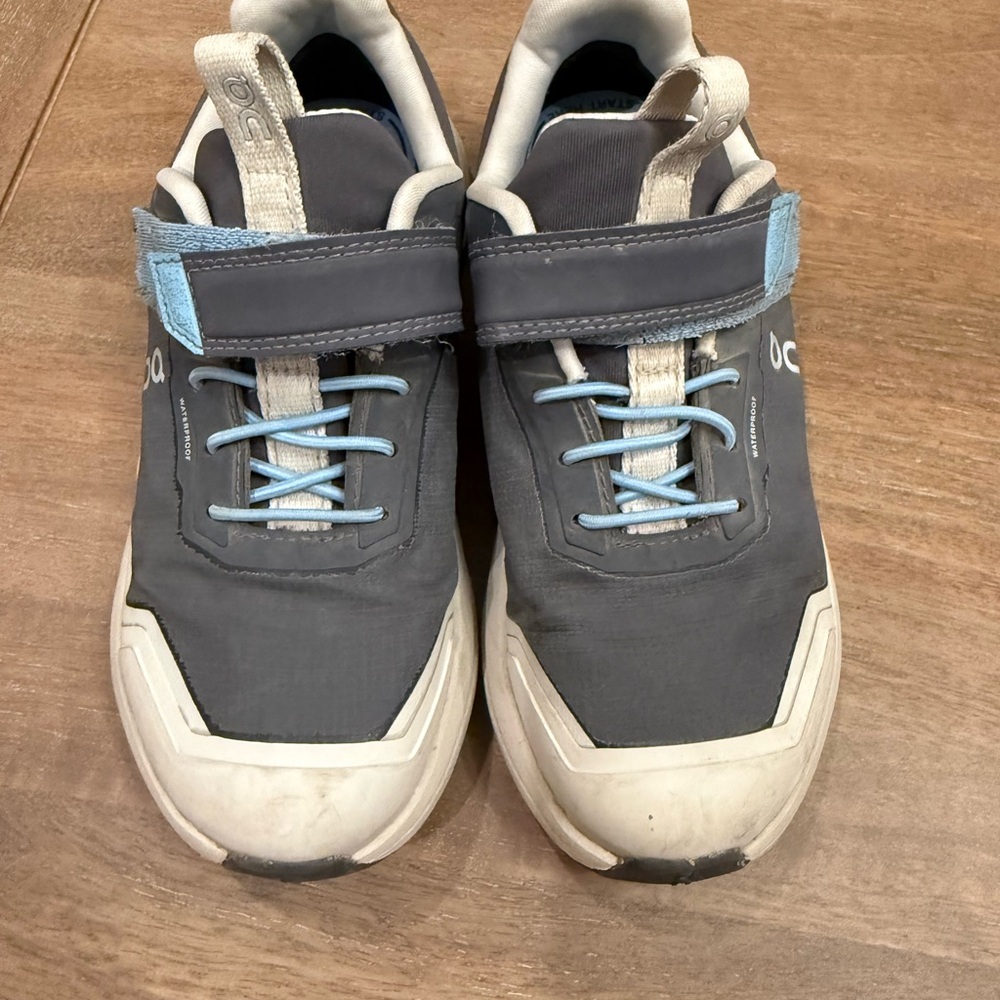 Kids Gray and Blue On Clouds